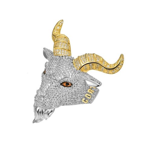 15.05ct Lab Diamond GOAT Ring | IGI Certified VS | 10K White Gold - Ontymer