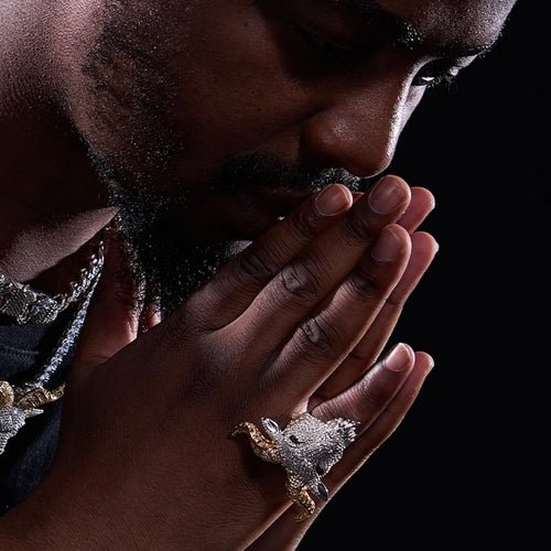 15.05ct Lab Diamond GOAT Ring | IGI Certified VS | 10K White Gold - Ontymer