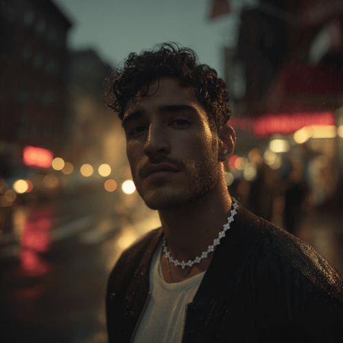 56ct Lab Diamond Necklace | Cross Pendant | IGI Certified | 10K White - Ontymer