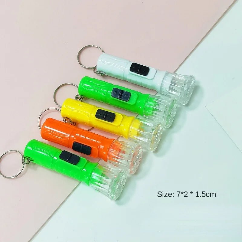10Pcs Mini Children LED Flashlight Lamp Toy for Kids Birthday Party Favors Pinata Fillers Goodie Bag Gift - Ontymer