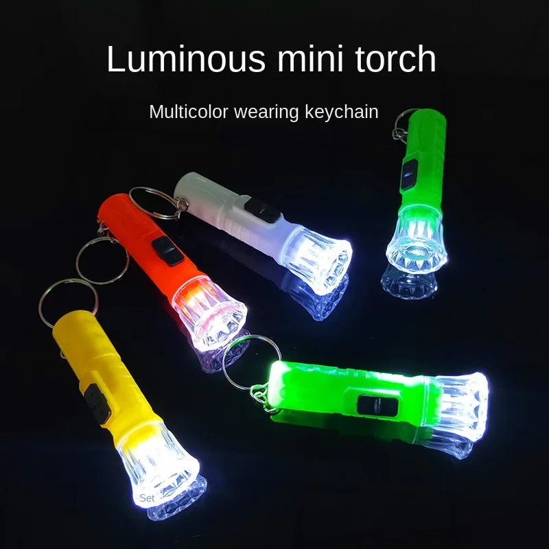 10Pcs Mini Children LED Flashlight Lamp Toy for Kids Birthday Party Favors Pinata Fillers Goodie Bag Gift - Ontymer