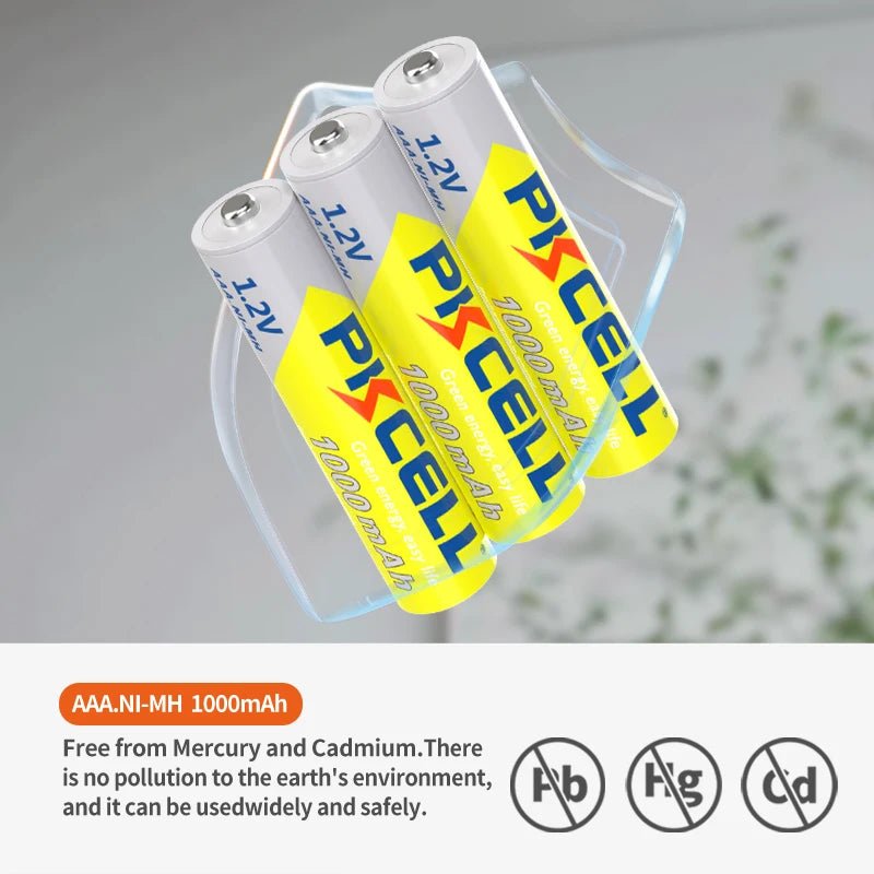 10PCS PKCELL 1.2v NI - MH AAA Battery 3A 1000MAH AAA Rechargeable Battery aaa nimh battery batteries rechargea for flashlight toys - Ontymer