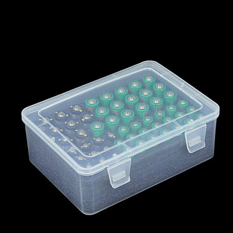 Battery Storage Organizer Holder Holds 54 AA AAA Batteries, Battery Box Case Garage Container,Home Drawer Organization Dispenser - Ontymer