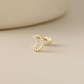 14K (58.5%) SOLID GOLD LUNA PIERCING - Ontymer