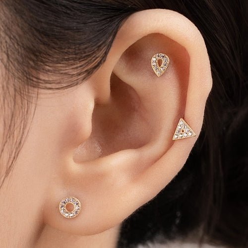 14K (58.5%) SOLID GOLD ORIANNA PIERCING - Ontymer