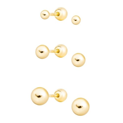 14K (58.5%) SOLID GOLD BALL PIERCING - Ontymer