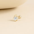 14K (58.5%) SOLID GOLD BELLAROSE PIERCING - Ontymer