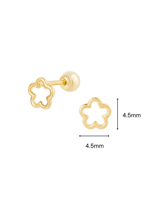 14K (58.5%) SOLID GOLD PETAL PERFECTION PIERCING - Ontymer