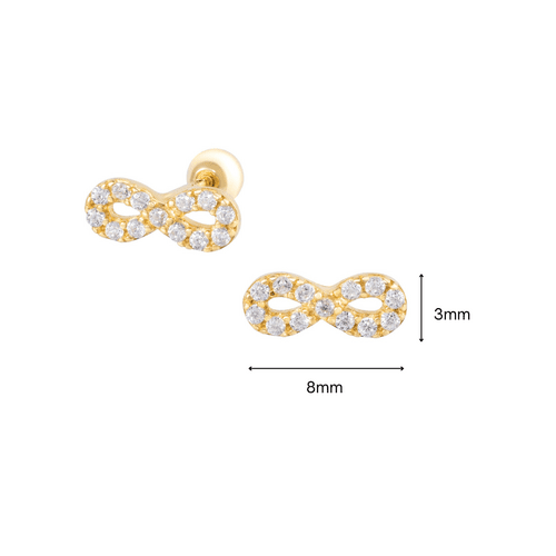 14K (58.5%) SOLID GOLD INFINITY PIERCING - Ontymer