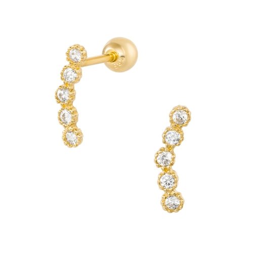 14K (58.5%) SOLID GOLD XAVIA PIERCING - Ontymer