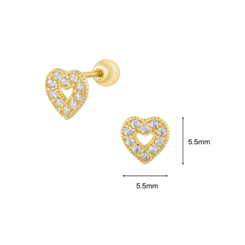 14K (58.5%) SOLID GOLD DULCIE PIERCING - Ontymer