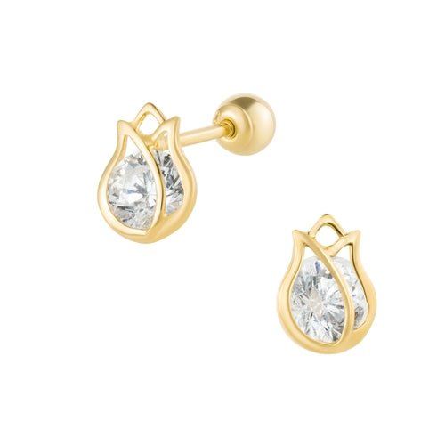 14K (58.5%) SOLID GOLD BELLAROSE PIERCING - Ontymer