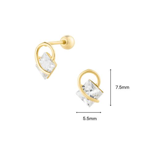 14K (58.5%) SOLID GOLD SIMM PIERCING - Ontymer