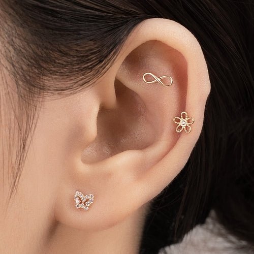 14K (58.5%) SOLID GOLD NABI PIERCING - Ontymer