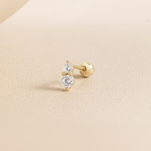 14K (58.5%) SOLID GOLD AURELIA PIERCING - Ontymer