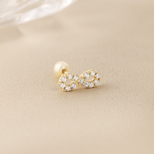 14K (58.5%) SOLID GOLD INFINITY PIERCING - Ontymer