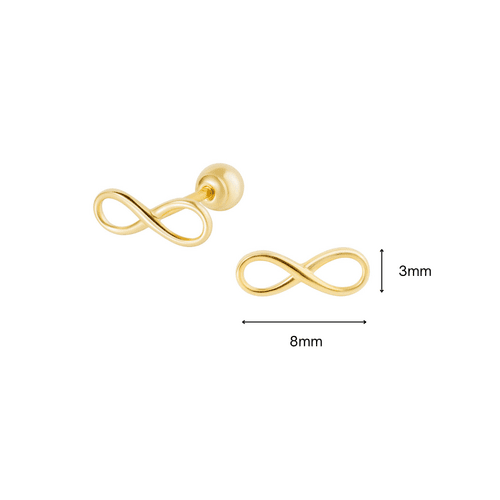 14K (58.5%) SOLID GOLD ETERNITY PIERCING - Ontymer