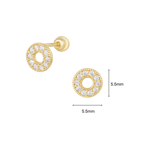 14K (58.5%) SOLID GOLD ORIANNA PIERCING - Ontymer