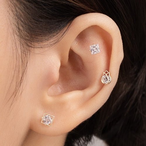 14K (58.5%) SOLID GOLD BELLAROSE PIERCING - Ontymer