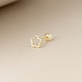 14K (58.5%) SOLID GOLD PETAL PERFECTION PIERCING - Ontymer