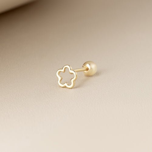 14K (58.5%) SOLID GOLD PETAL PERFECTION PIERCING - Ontymer