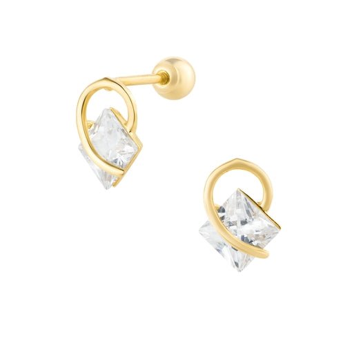 14K (58.5%) SOLID GOLD SIMM PIERCING - Ontymer